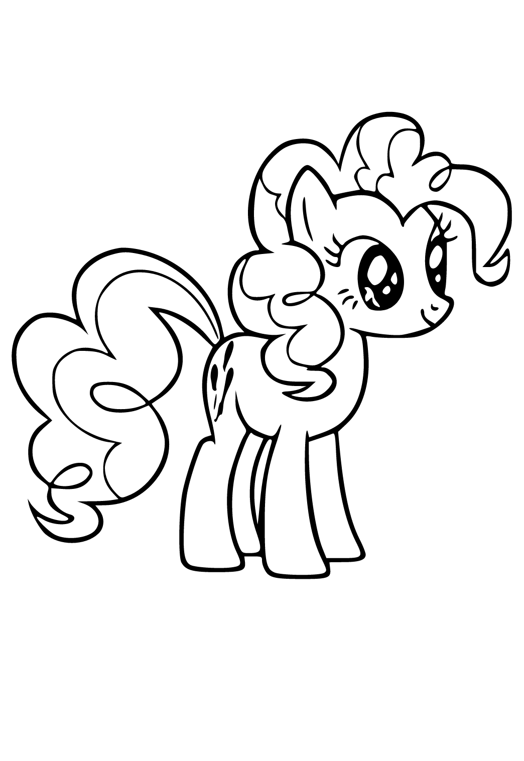 Pinkie pie kolorowanki